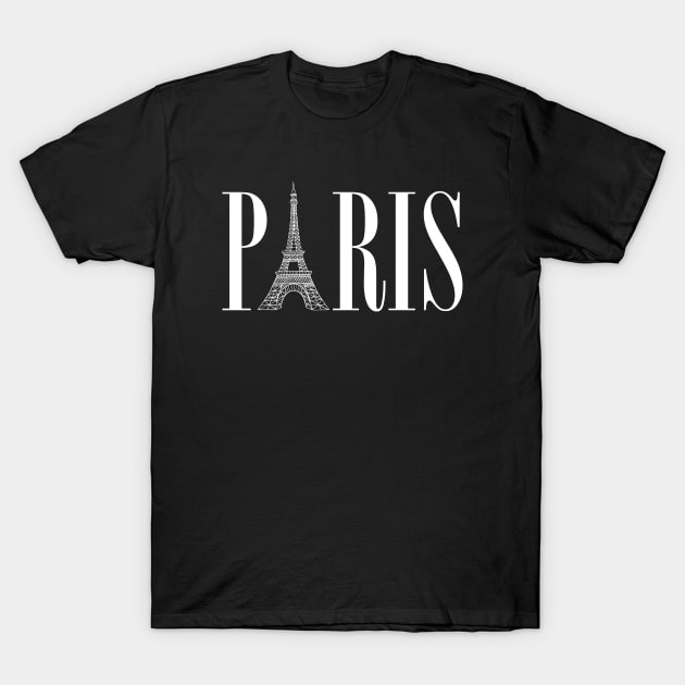 Paris, France Eiffel Tower T-Shirt by Suniquin